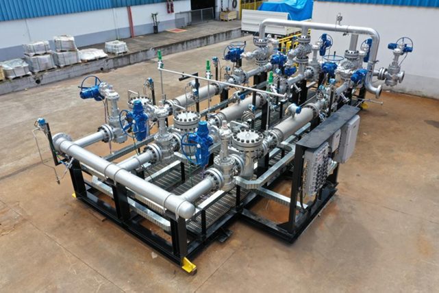 Skid de medición fabricado en instalaciones RIOflow